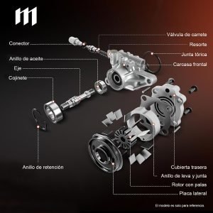 Bomba De Dirección Hidráulica Mexicar Para Spark 1.2l - Imagen 5